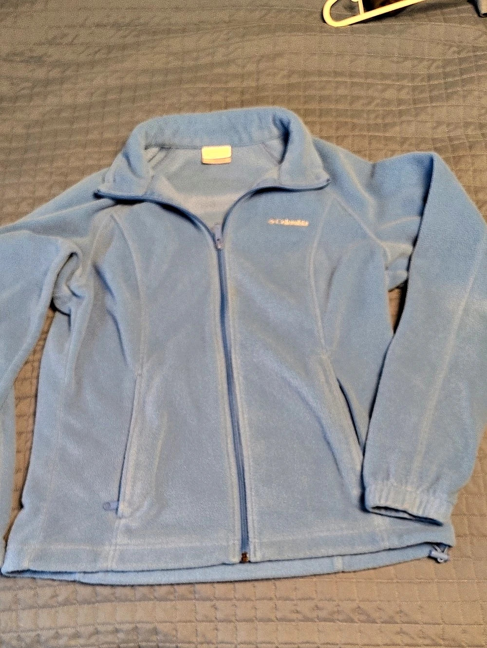 Columbia Benton Springs Full-Zip Fleece Jacket Blue Medium